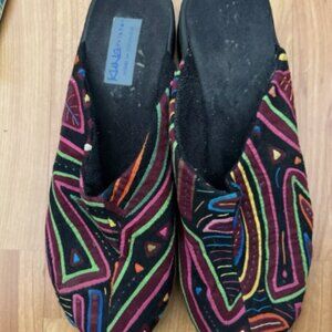 Kuna Mola Art Vegan Flat Slip Ons